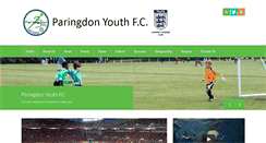 Desktop Screenshot of paringdonfc.com